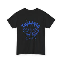 Load image into Gallery viewer, Coastal Vibes Unisex Heavy Cotton Tee - Thalassa Shell Design