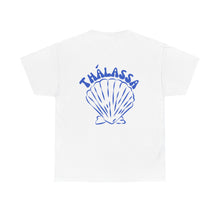 Load image into Gallery viewer, Coastal Vibes Unisex Heavy Cotton Tee - Thalassa Shell Design