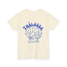 Load image into Gallery viewer, Coastal Vibes Unisex Heavy Cotton Tee - Thalassa Shell Design