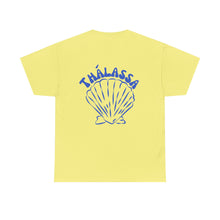 Load image into Gallery viewer, Coastal Vibes Unisex Heavy Cotton Tee - Thalassa Shell Design