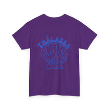 Load image into Gallery viewer, Coastal Vibes Unisex Heavy Cotton Tee - Thalassa Shell Design