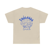 Load image into Gallery viewer, Coastal Vibes Unisex Heavy Cotton Tee - Thalassa Shell Design