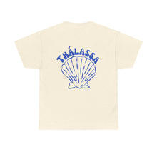Load image into Gallery viewer, Coastal Vibes Unisex Heavy Cotton Tee - Thalassa Shell Design