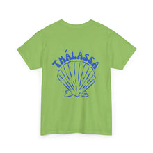 Load image into Gallery viewer, Coastal Vibes Unisex Heavy Cotton Tee - Thalassa Shell Design