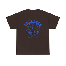 Load image into Gallery viewer, Coastal Vibes Unisex Heavy Cotton Tee - Thalassa Shell Design
