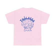 Load image into Gallery viewer, Coastal Vibes Unisex Heavy Cotton Tee - Thalassa Shell Design