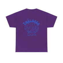 Load image into Gallery viewer, Coastal Vibes Unisex Heavy Cotton Tee - Thalassa Shell Design