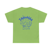 Load image into Gallery viewer, Coastal Vibes Unisex Heavy Cotton Tee - Thalassa Shell Design