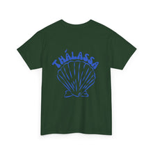 Load image into Gallery viewer, Coastal Vibes Unisex Heavy Cotton Tee - Thalassa Shell Design