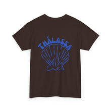 Load image into Gallery viewer, Coastal Vibes Unisex Heavy Cotton Tee - Thalassa Shell Design
