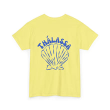 Load image into Gallery viewer, Coastal Vibes Unisex Heavy Cotton Tee - Thalassa Shell Design