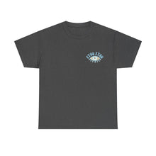 Load image into Gallery viewer, Unisex Tee with Greek Evil Eye Design
