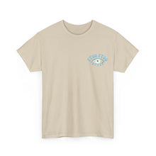 Load image into Gallery viewer, Unisex Tee with Greek Evil Eye Design
