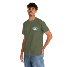Load image into Gallery viewer, Unisex Tee with Greek Evil Eye Design

