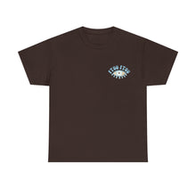 Load image into Gallery viewer, Unisex Tee with Greek Evil Eye Design
