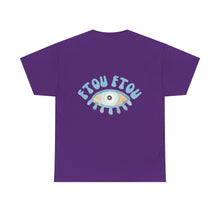 Load image into Gallery viewer, Unisex Tee with Greek Evil Eye Design
