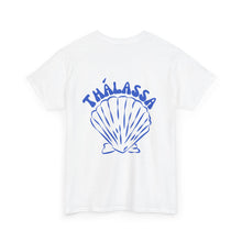 Load image into Gallery viewer, Coastal Vibes Unisex Heavy Cotton Tee - Thalassa Shell Design
