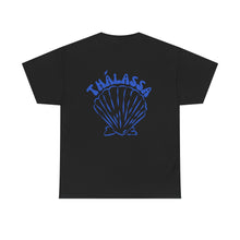 Load image into Gallery viewer, Coastal Vibes Unisex Heavy Cotton Tee - Thalassa Shell Design
