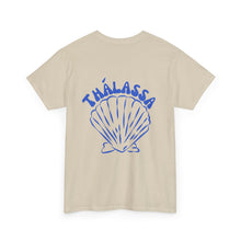 Load image into Gallery viewer, Coastal Vibes Unisex Heavy Cotton Tee - Thalassa Shell Design
