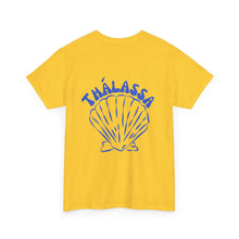 Load image into Gallery viewer, Coastal Vibes Unisex Heavy Cotton Tee - Thalassa Shell Design
