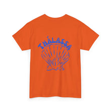 Load image into Gallery viewer, Coastal Vibes Unisex Heavy Cotton Tee - Thalassa Shell Design
