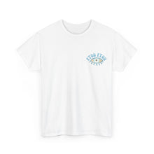 Load image into Gallery viewer, Unisex Tee with Greek Evil Eye Design
